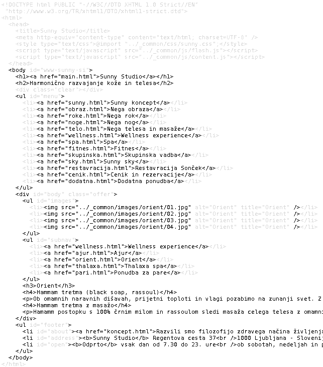 xml only